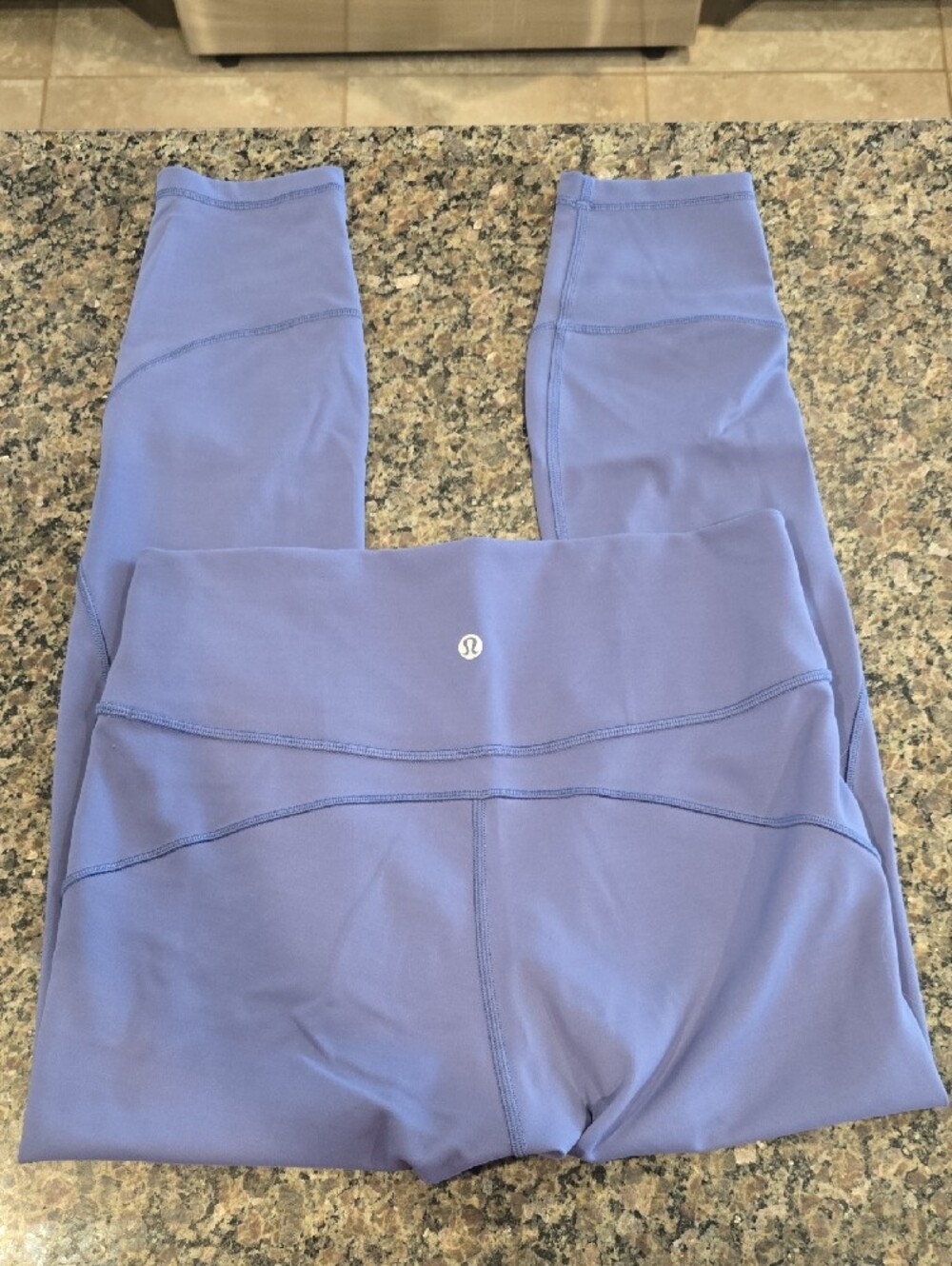 Lululemon Athletica High-Rise 7/8 Leggings in Thunder Blue - Picture 3 of 7